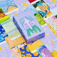 field of start oracle cards with box