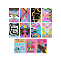 preview of the first 11 cards from the I am affirmation deck