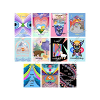 preview of the second 11 cards from the I am affirmation deck