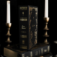 tarot journal | created by St. Soleil | black linen