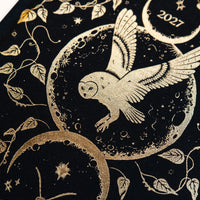 2027 year of growth journal by dreamy moons cover black onyx
