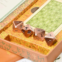 green glyph runes deck with dice set | prisma visions | james r eads