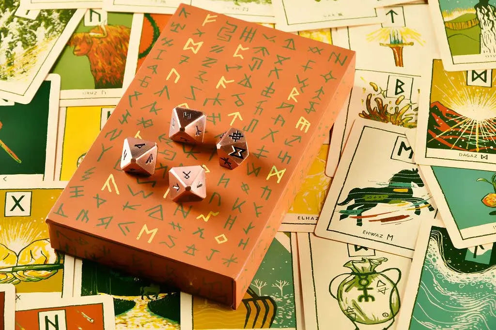 Runes deck | Green Glyphs collection | Prisma Visions