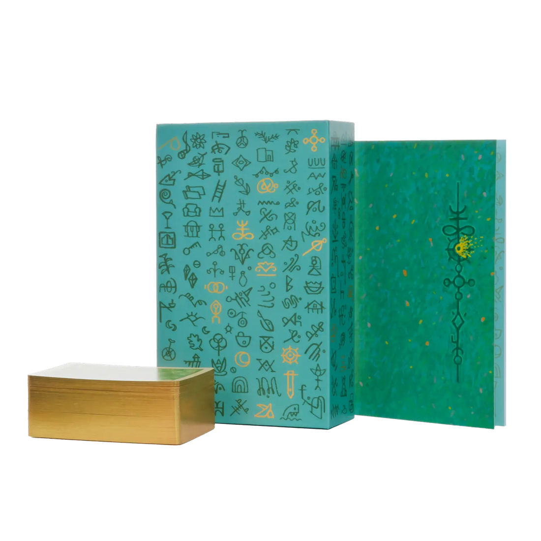 green glyphs tarot deck