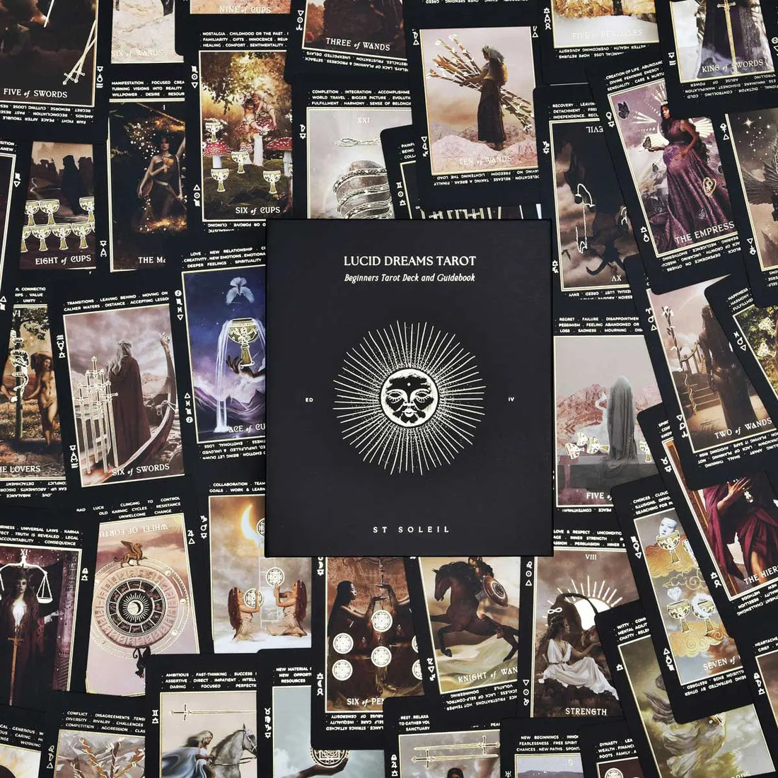 lucid dreams tarot in black color | black eclipse 4th edition