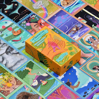 my friend fire oracle cards with box