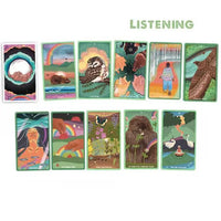 my friend fire oracle cards preview - listening cards