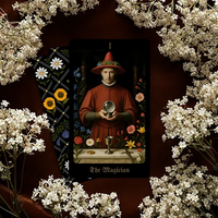 magician card from the secret garden tarot