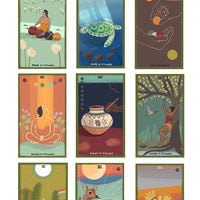 pentacles cards of the gentle tarot deck first edition