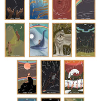 swords cards of the gentle tarot deck first edition