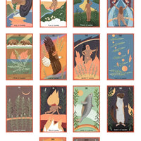 wands cards of the gentle tarot deck first edition