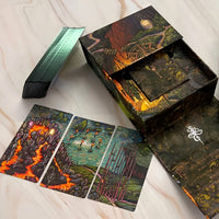 Decorative box with artistic design and matching cards | the oracle of many paths