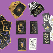 new moon tarot and soul whispers oracle deck bundle