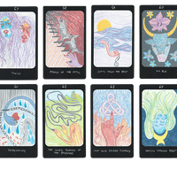 iris oracle deck cards fifty seven to sixty four by artist Mary Evans (Spirit Speak)