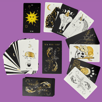 new moon tarot deck contents by Mélina Lamoureux