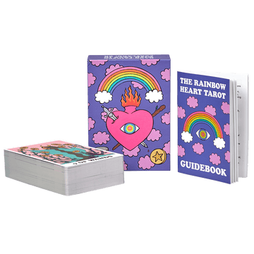 rainbow heart tarot deck third edition by Rachel Rosenkoetter