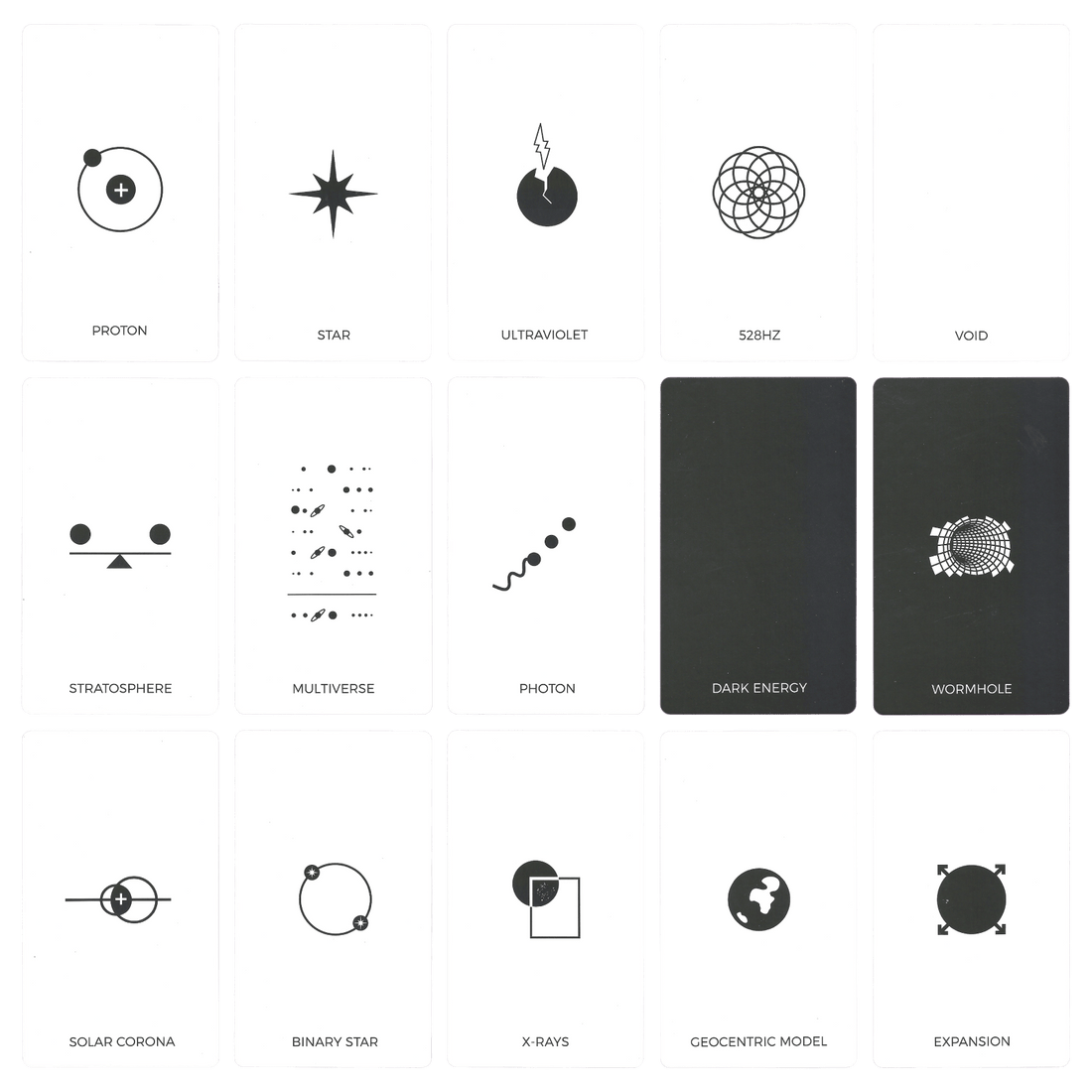 the cosmos oracle cards sixteen to thirty