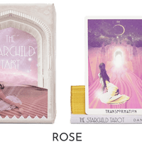 the starchild tarot deck box rose pink. The starchild tarot deck by danielle noel (Starseed Designs inc.)