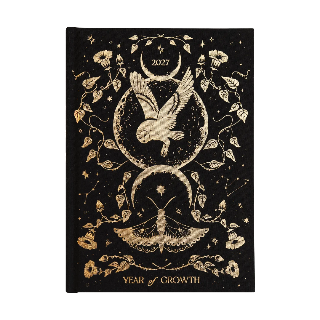 2027 year of growth journal by dreamy moons cover
