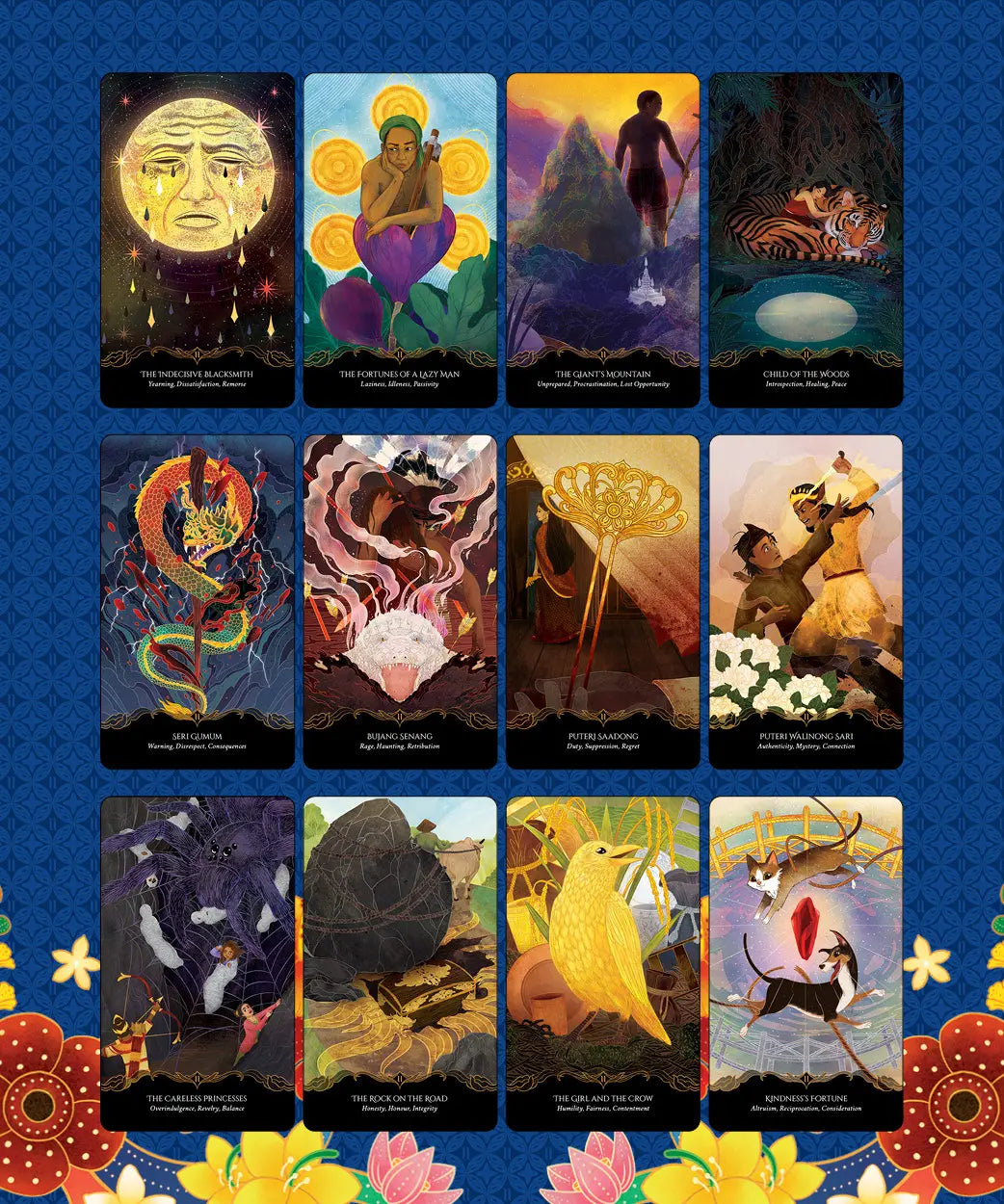 preview of cards in oracle of 11 oracle deck