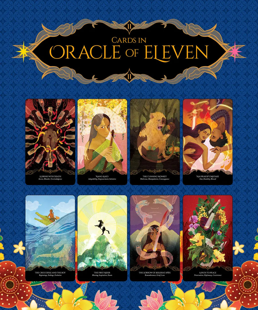 preview of cards in oracle of 11 oracle deck
