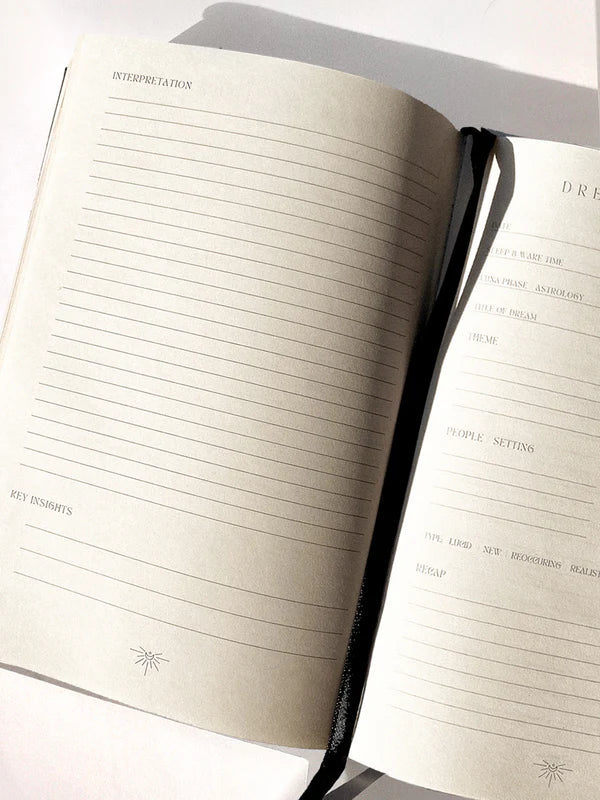 sacred dream journal inside preview