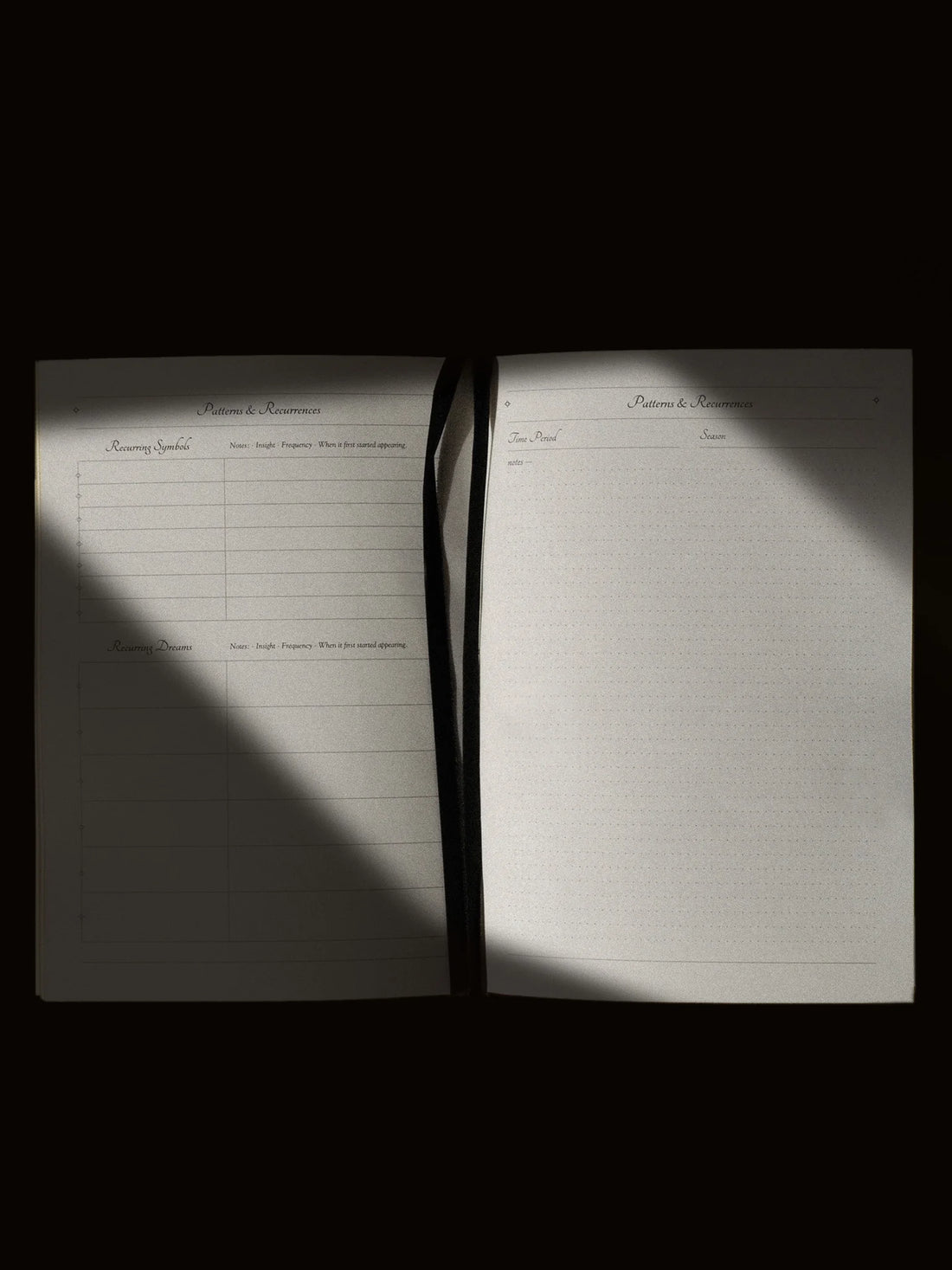 Sacred Dream Journal© • Black Linen {ED II}