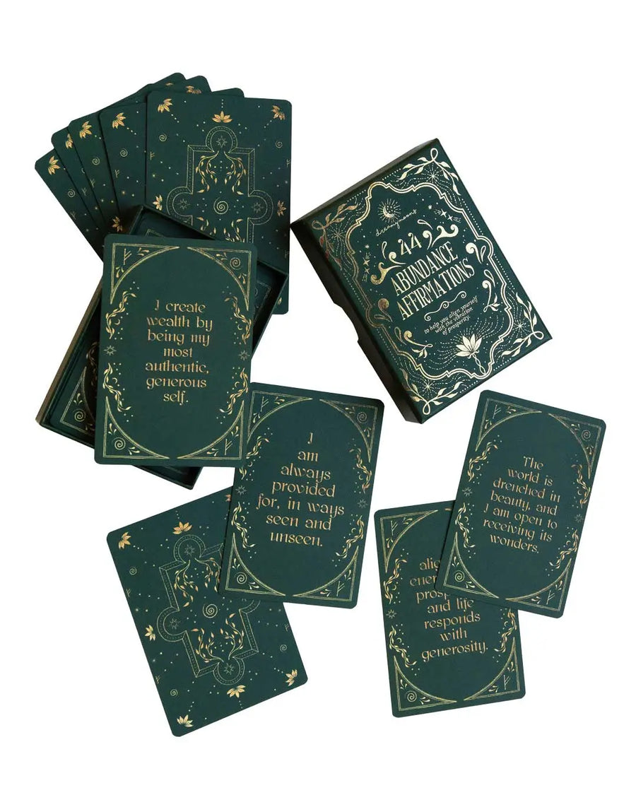 abundance affirmation cards set