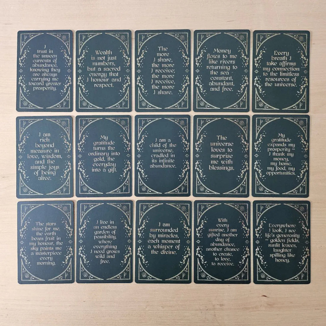 Abundance Affirmations Cards
