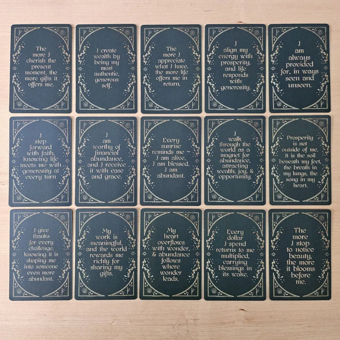 Abundance Affirmations Cards