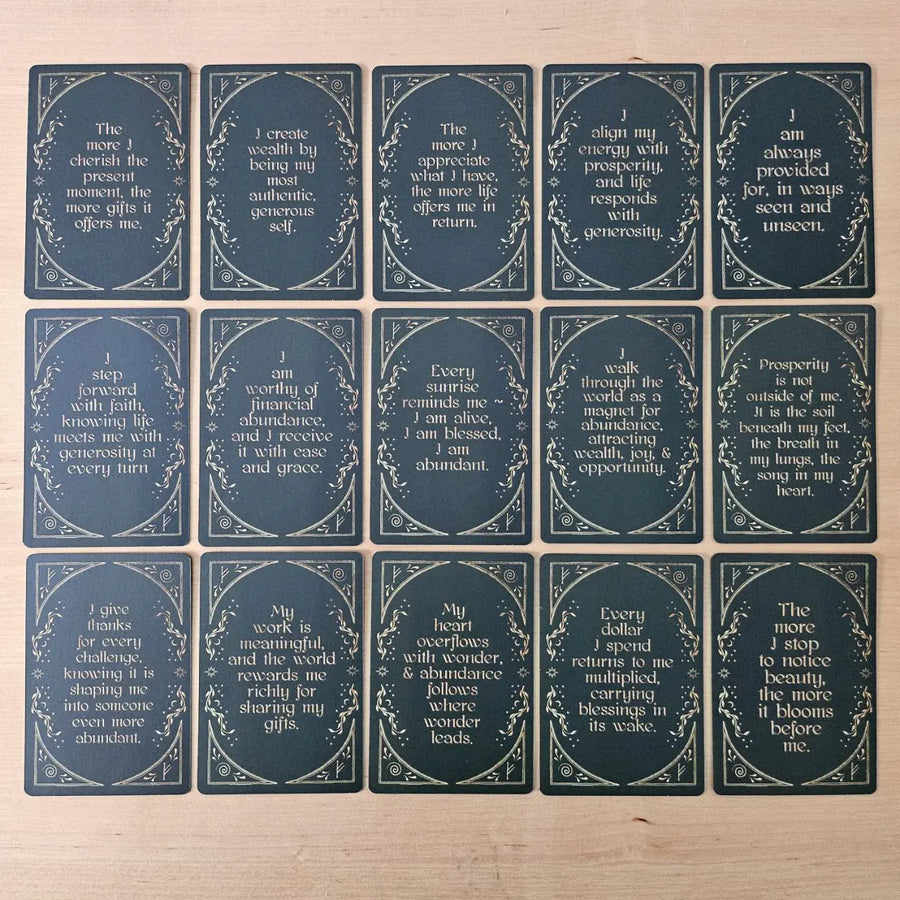 Abundance Affirmations Cards