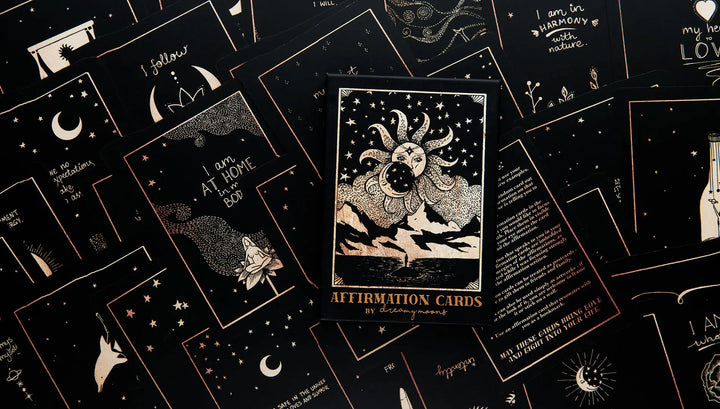 affirmation cards deck by Dreamy Moons