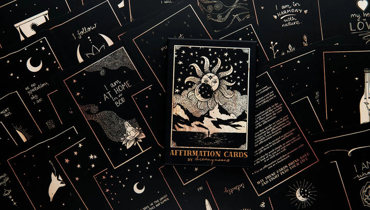 affirmation cards deck by Dreamy Moons