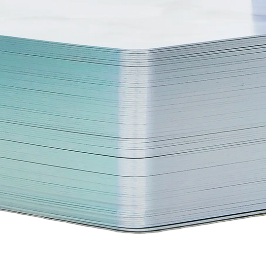 HOLOGRAPHIC GILDED EDGES ON EACH CARD