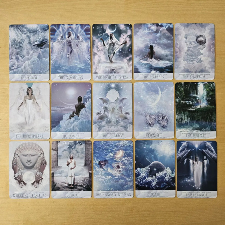 age of Aquarius tarot major arcana cards preview 1