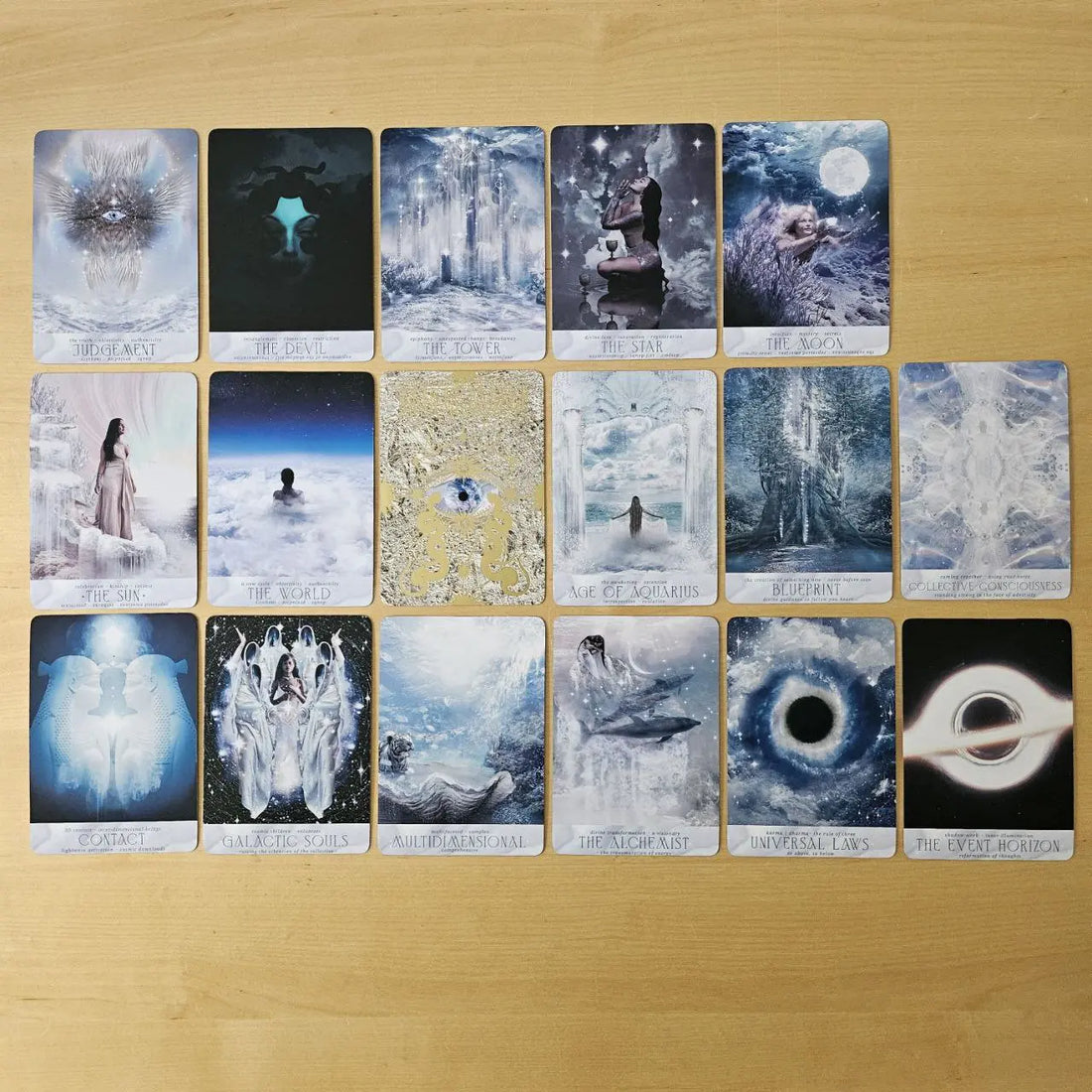 Age of Aquarius tarot major arcana cards preview 2