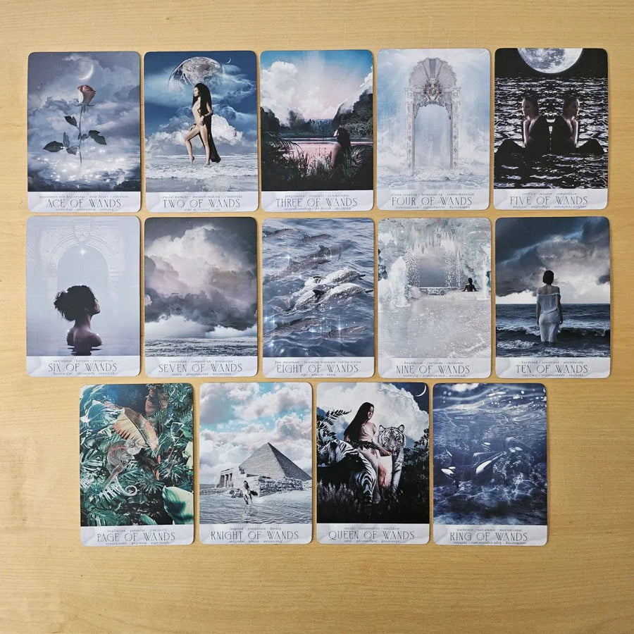 Age of Aquarius tarot wands