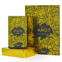 aurora tarot deck and guidebook | black and gold