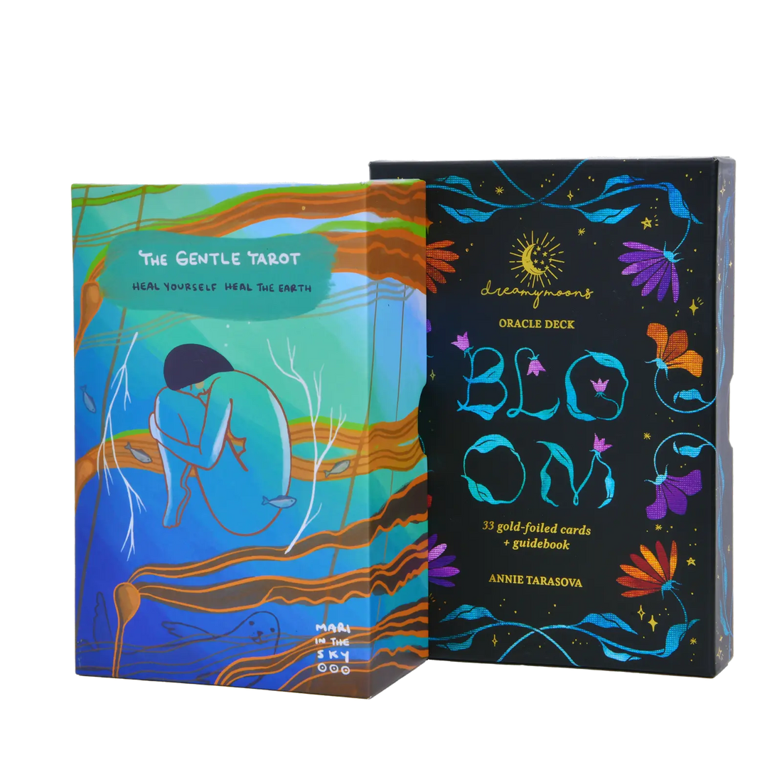 Beautiful tarot and oracle cards