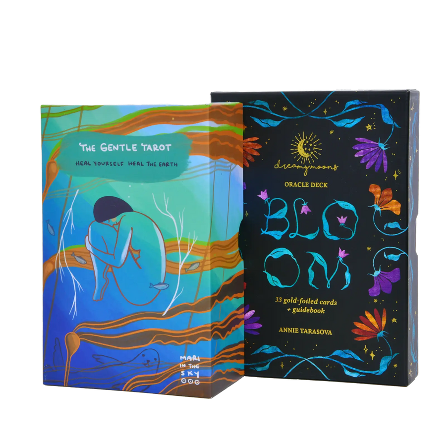 Beautiful tarot and oracle cards