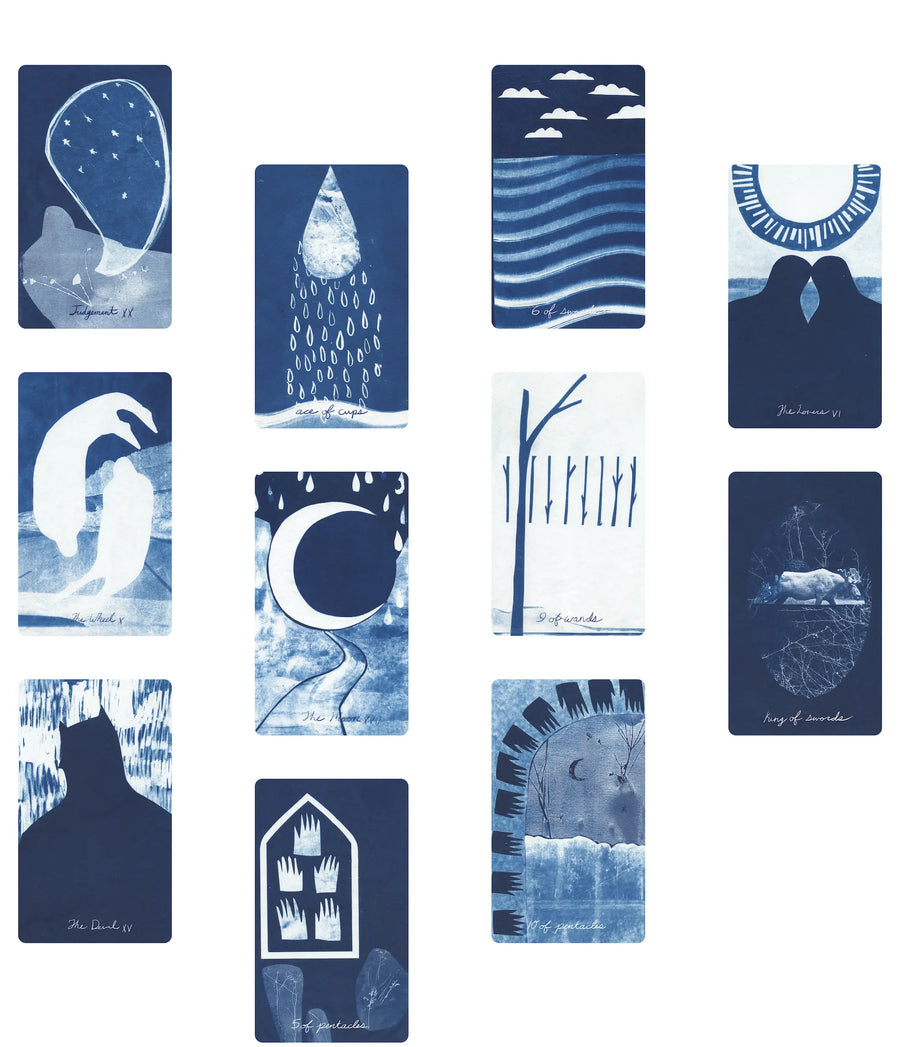 alyson davies's blue earth tarot cards