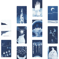 alyson davies's blue earth tarot deck and cards