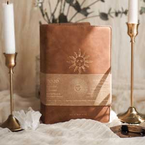 VEGAN LEATHER COVER CRAFTED WITH CARE, NO ANIMALS WERE HARMED