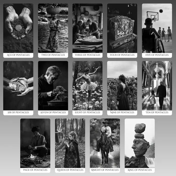 compos mentis tarot pentacles cards preview