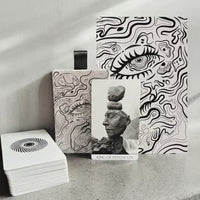compos mentis tarot cards with king of pentacles showing