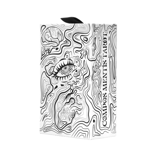 UNIQUE RIBBON-PULLED BOX WITH GOLD FOIL DETAIL