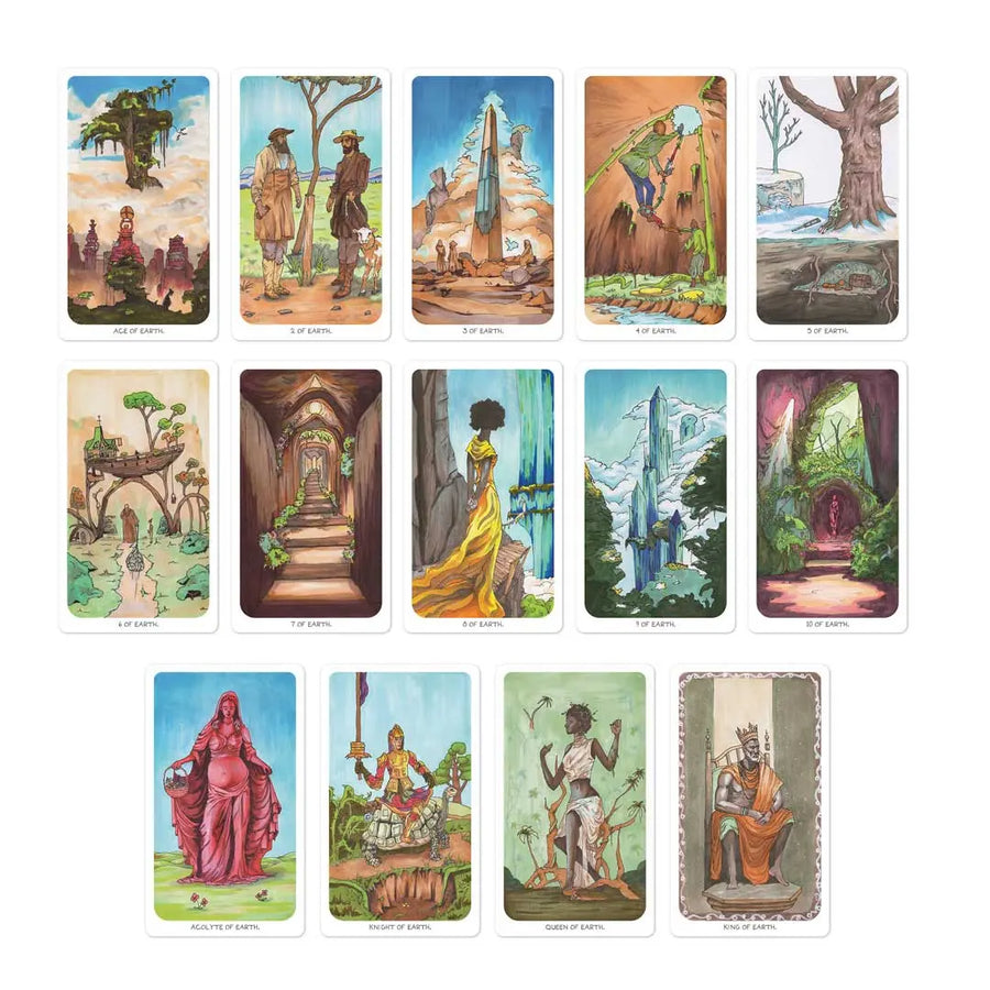 journey tarot | earth cards preview