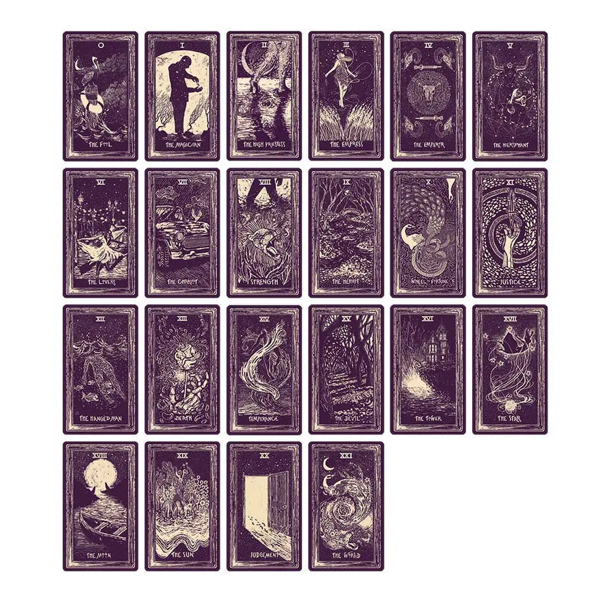 light visions tarot | major arcana cards