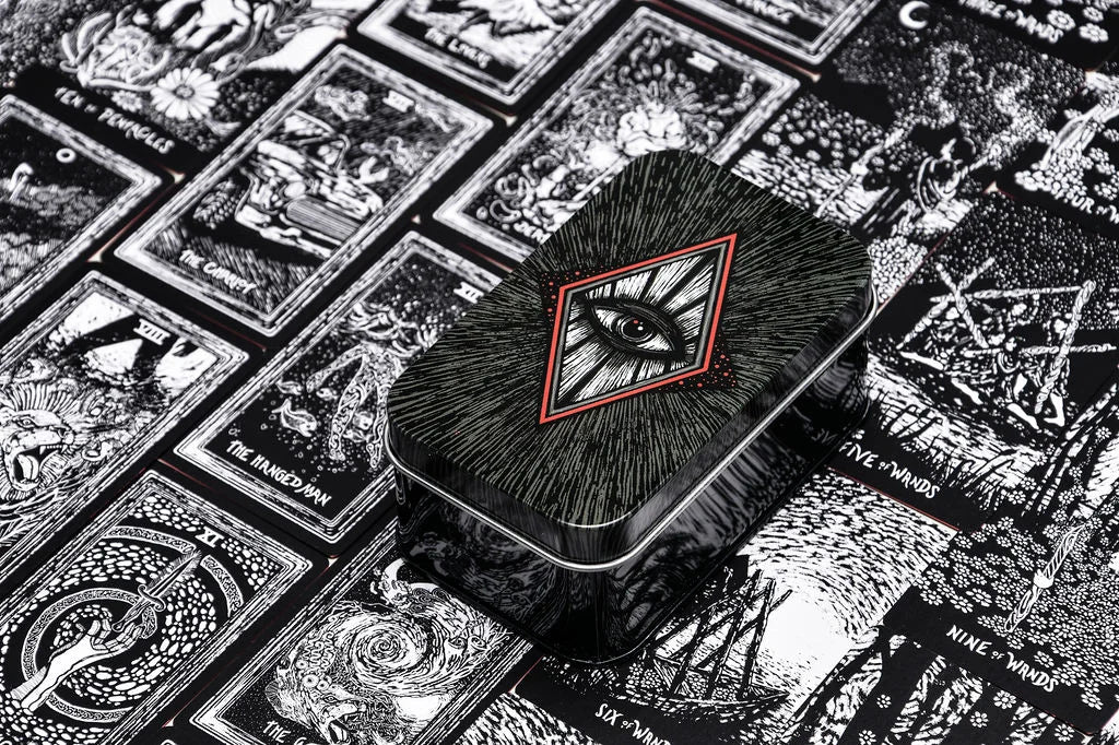 little night visions tarot | cards and box close-up