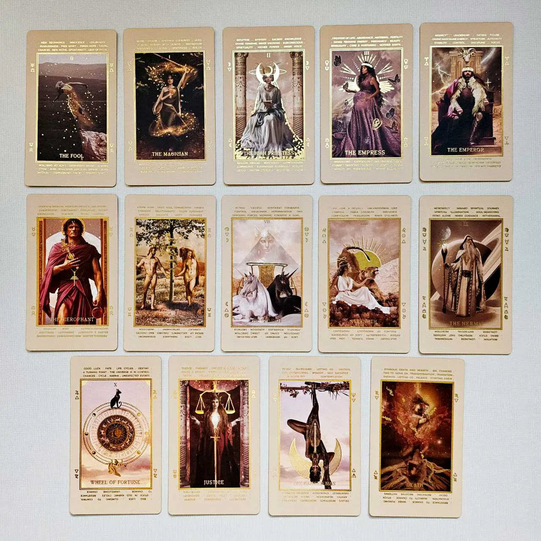 lucid dreams tarot deck | major arcana cards